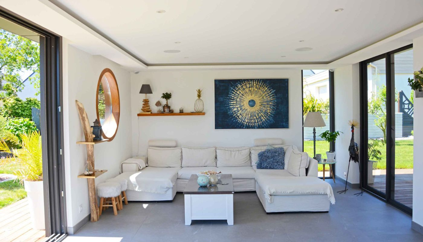Extension de salon : luminosité et confort