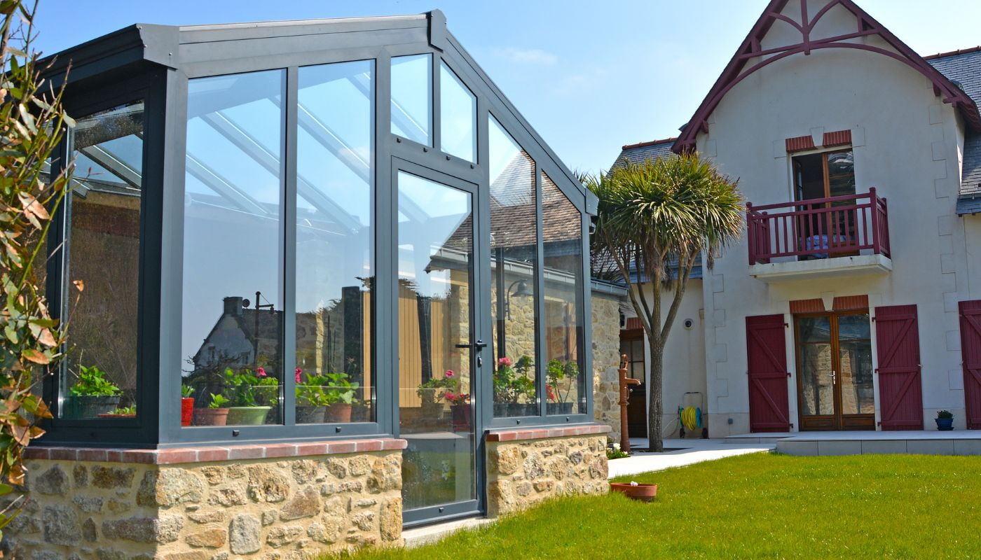 Jardin d'hiver en aluminium