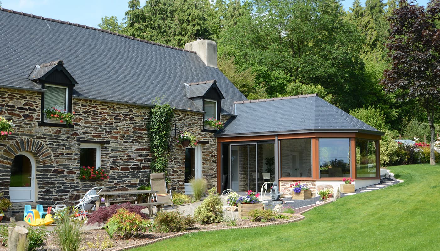 Extension de maison en bois