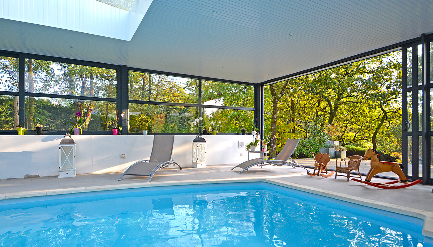 Extension couverture de piscine