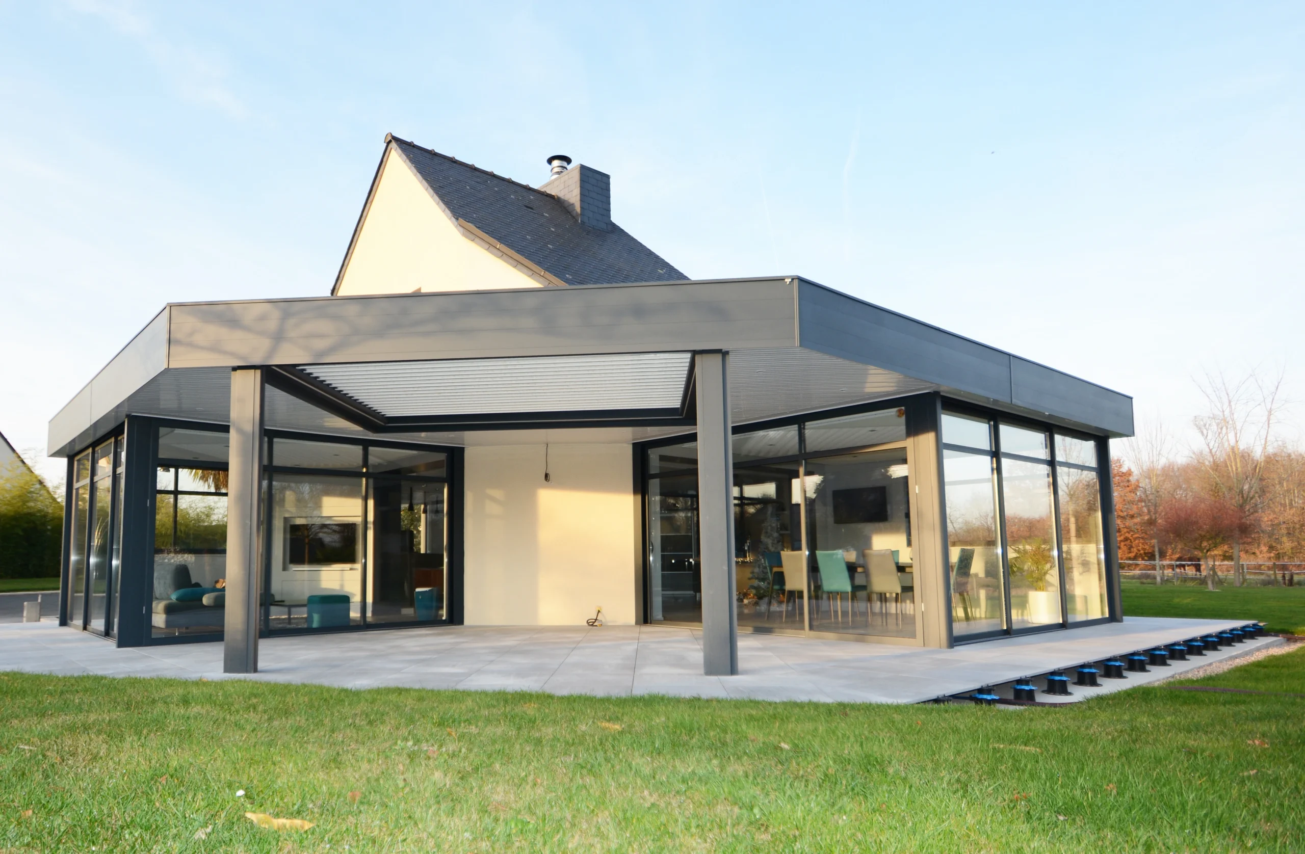 Extension pergola